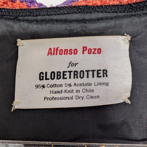 Alfonso Pozo for Globetrotter Hand Knit Cardigan Womens Size XL Tribal Ethnic - Picture 7 of 13
